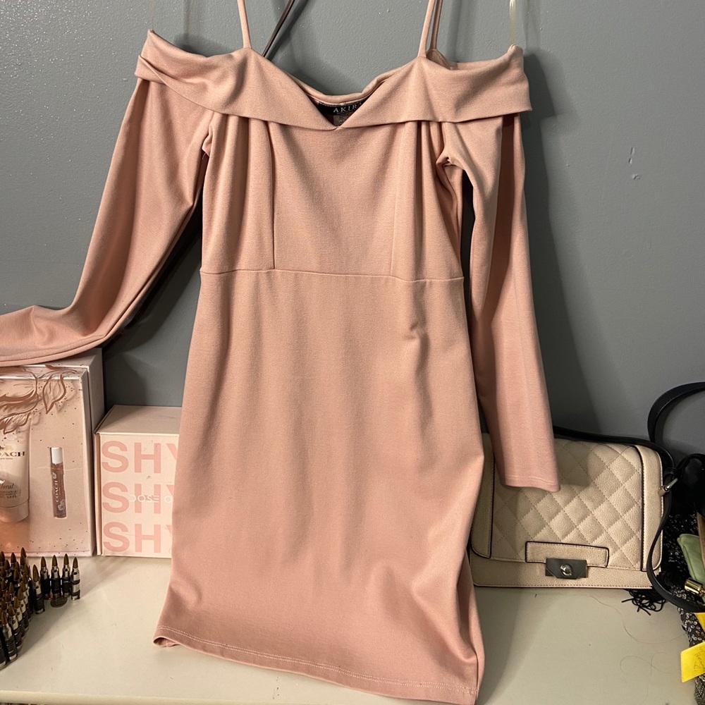 Akira off the shoulders/sleeve dress